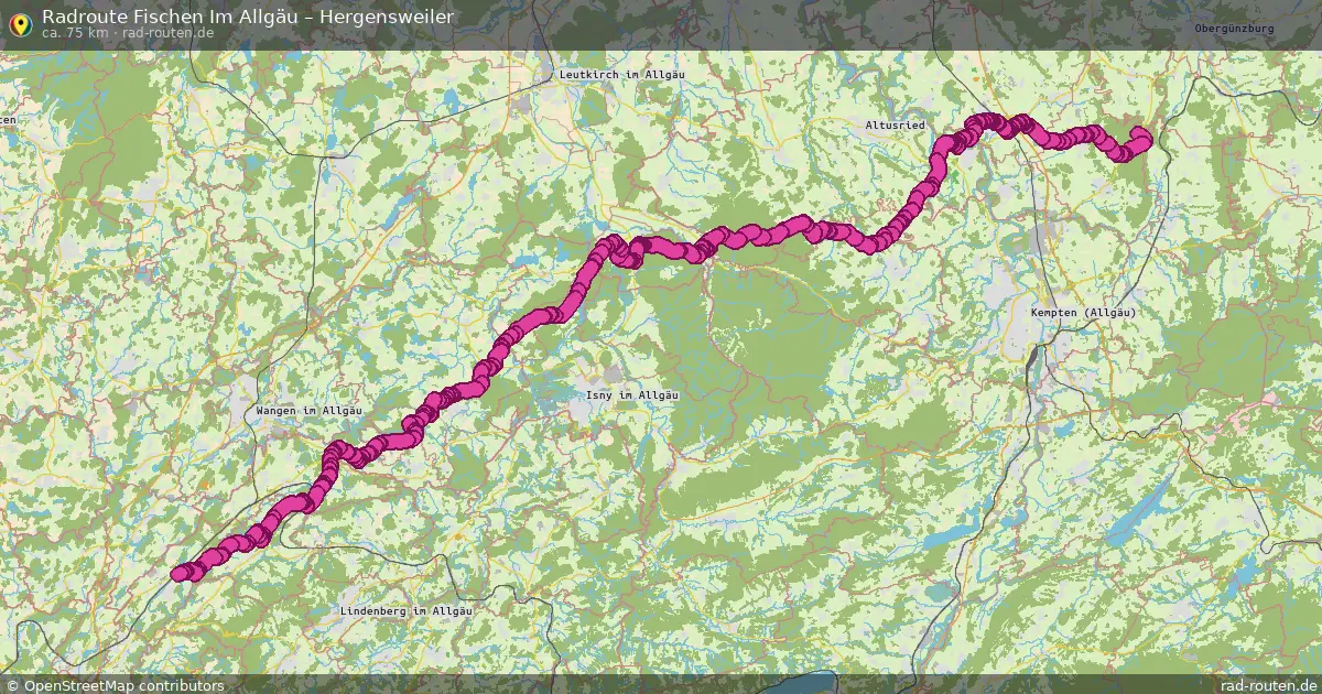 Radtour Missen-Wilhams – Hergensweiler