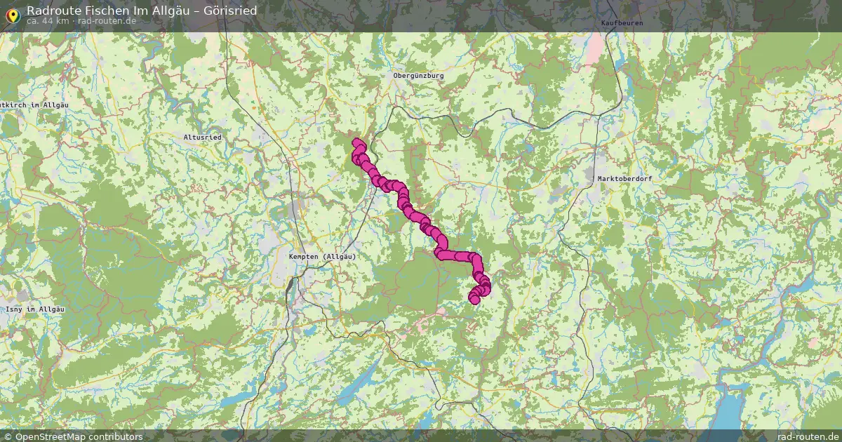 Radtour Missen-Wilhams – Görisried