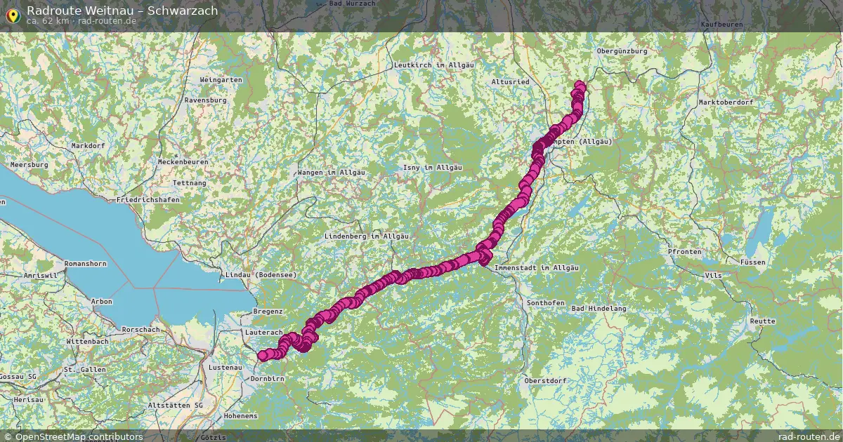 Radtour Weitnau – Schwarzach