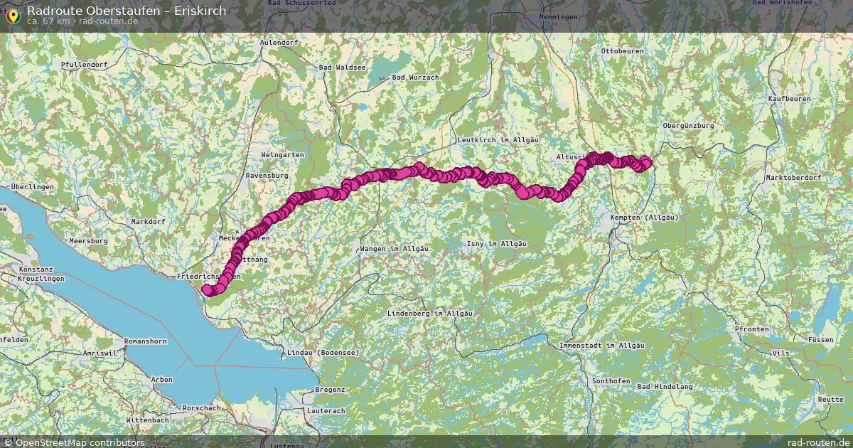 Radtour Weitnau – Eriskirch