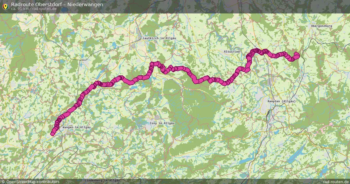 Radtour Weitnau – Niederwangen