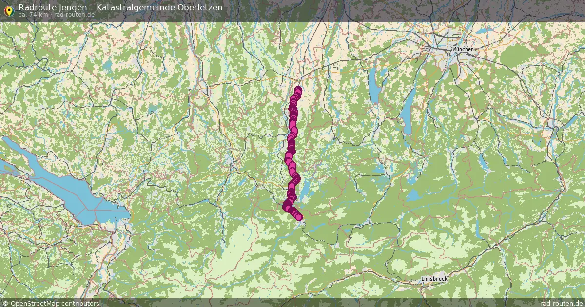 Radtour Jengen – Katastralgemeinde Oberletzen