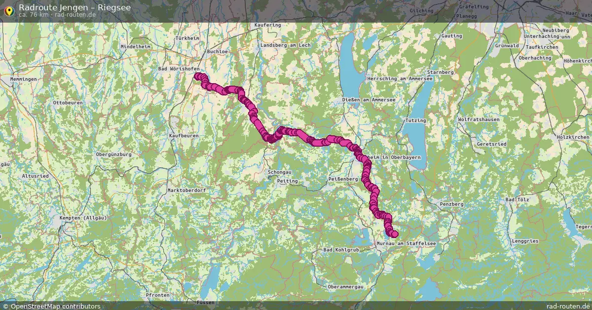 Radtour Jengen – Riegsee