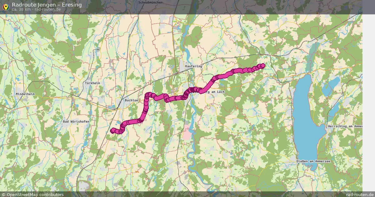 Radtour Jengen – Eresing
