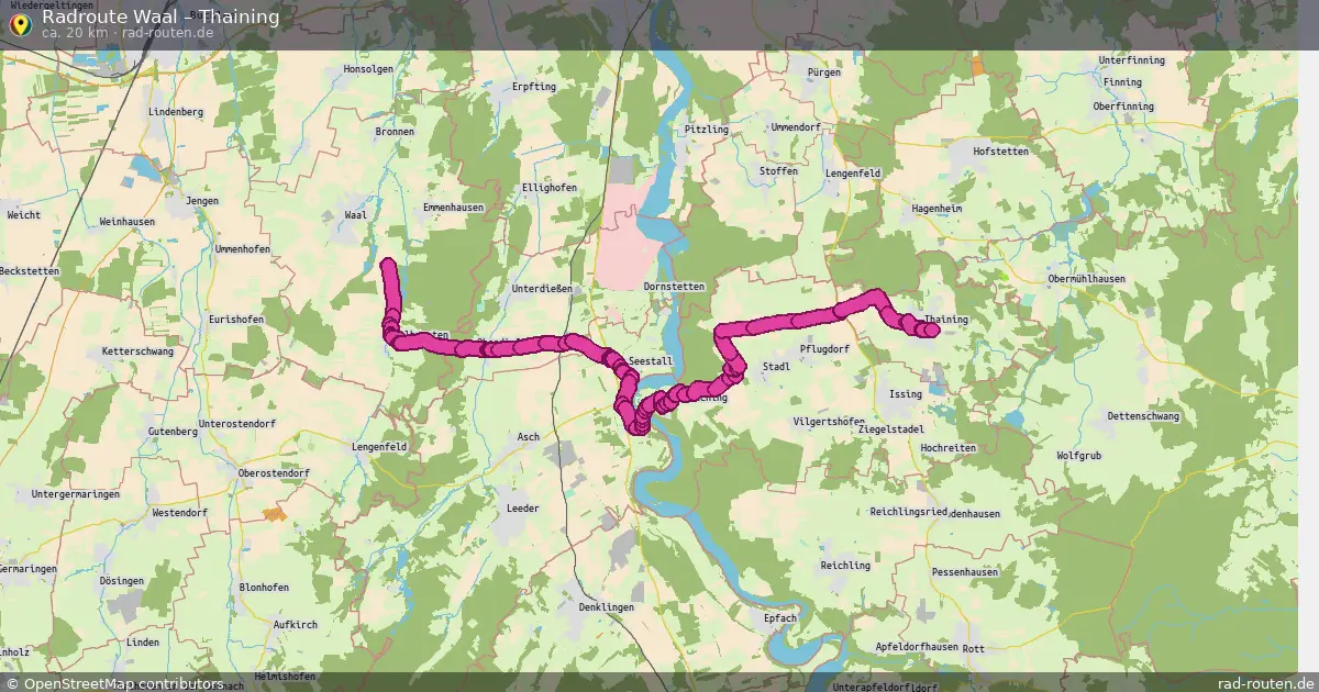 Radtour Waal – Thaining
