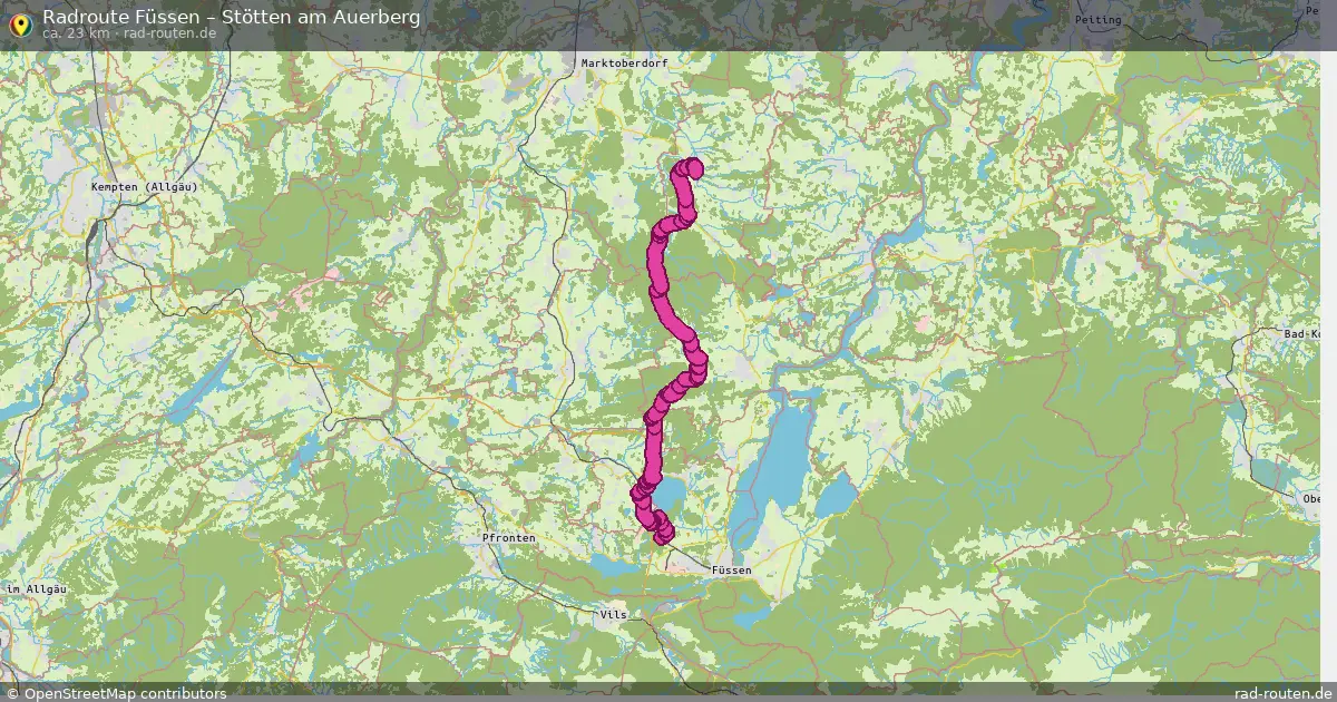 Radtour Füssen – Stötten Am Auerberg