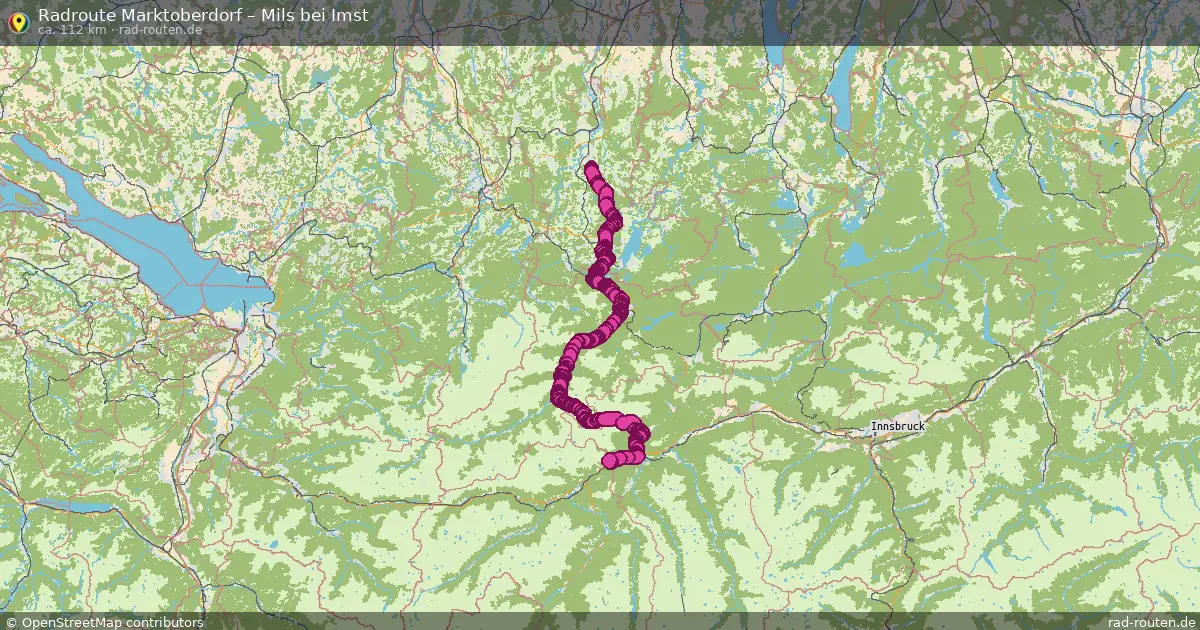 Radtour Marktoberdorf – Mils Bei Imst