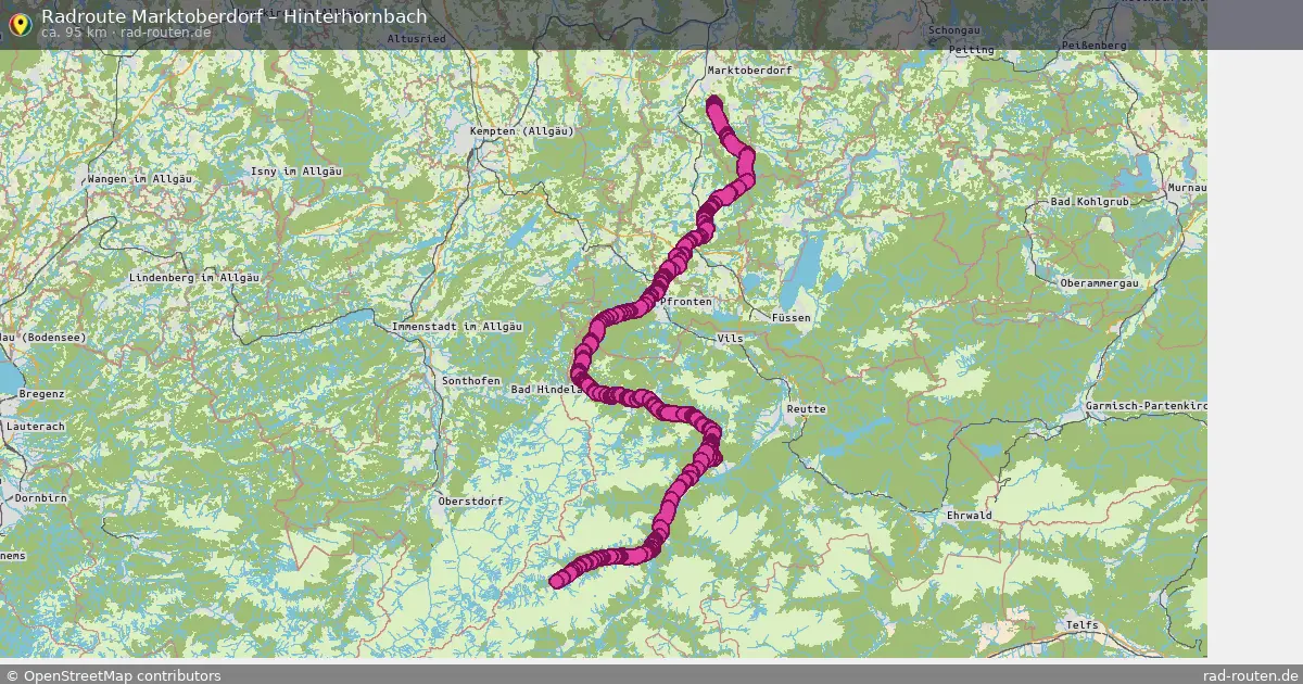 Radtour Marktoberdorf – Hinterhornbach
