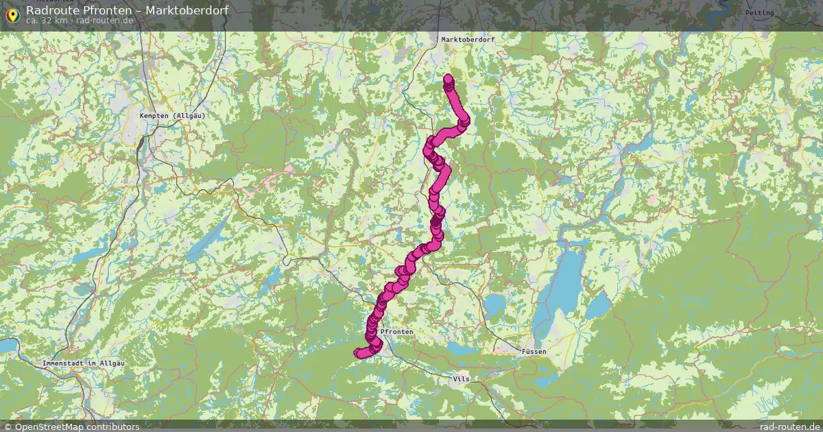 Radtour Pfronten – Marktoberdorf