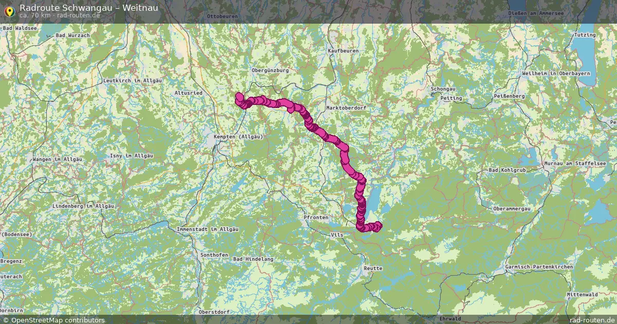 Radtour Schwangau – Weitnau