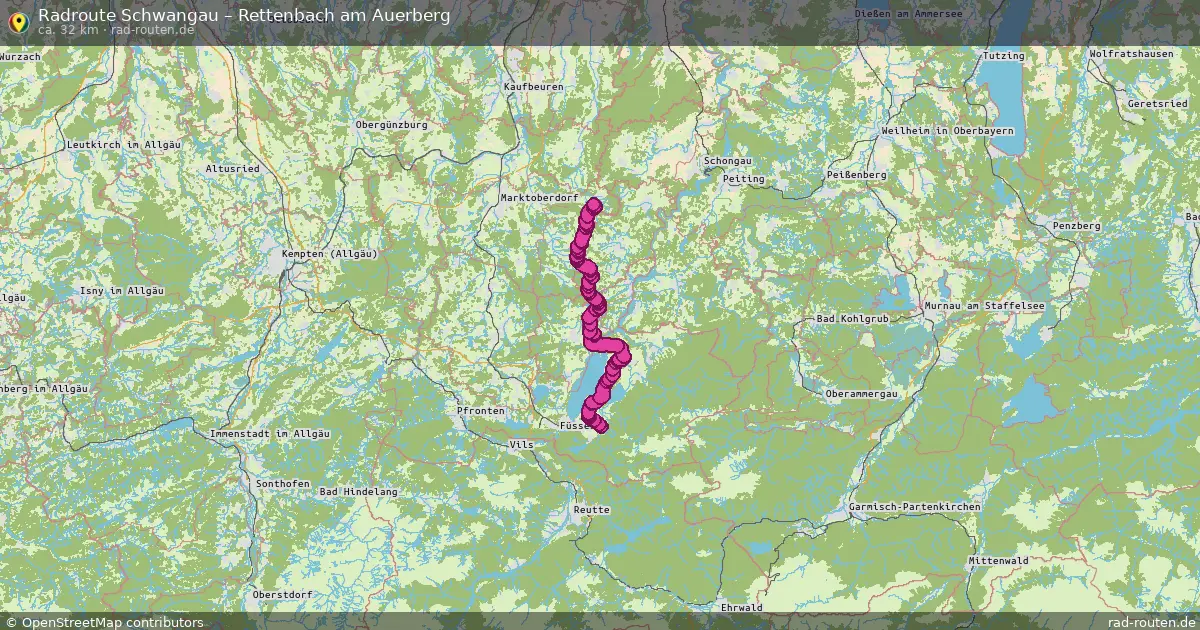 Radtour Schwangau – Rettenbach Am Auerberg