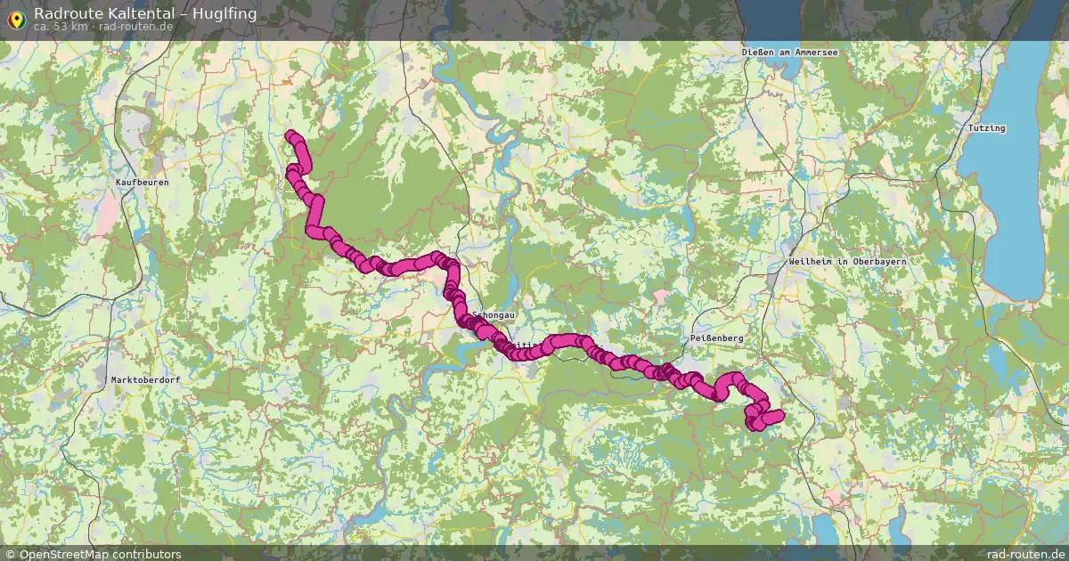 Radtour Kaltental – Huglfing