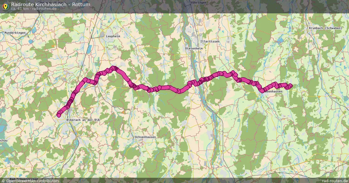 Radtour Kirchhaslach – Rottum