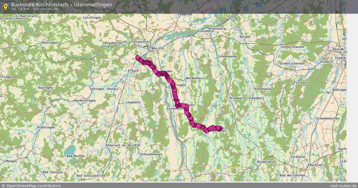 Radtour Kirchhaslach – Grimmelfingen