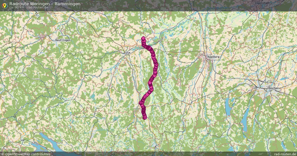 Radtour Woringen – Rammingen