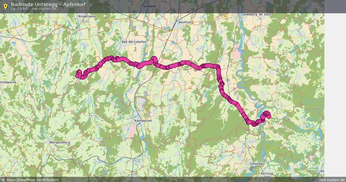 Radtour Unteregg – Apfeldorf