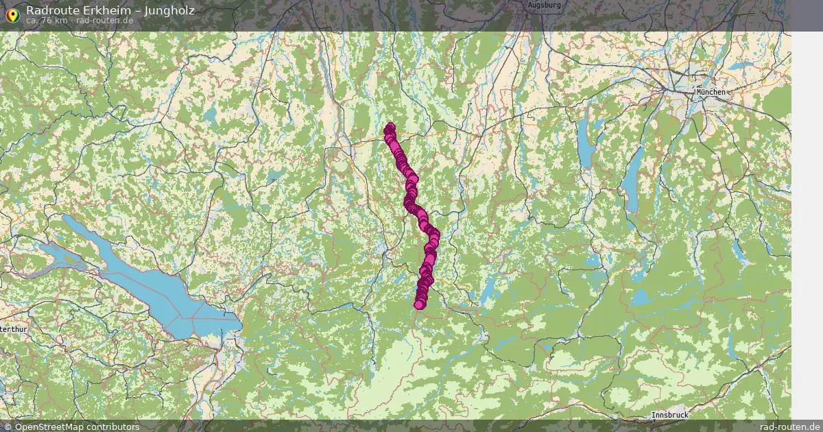 Radtour Erkheim – Jungholz