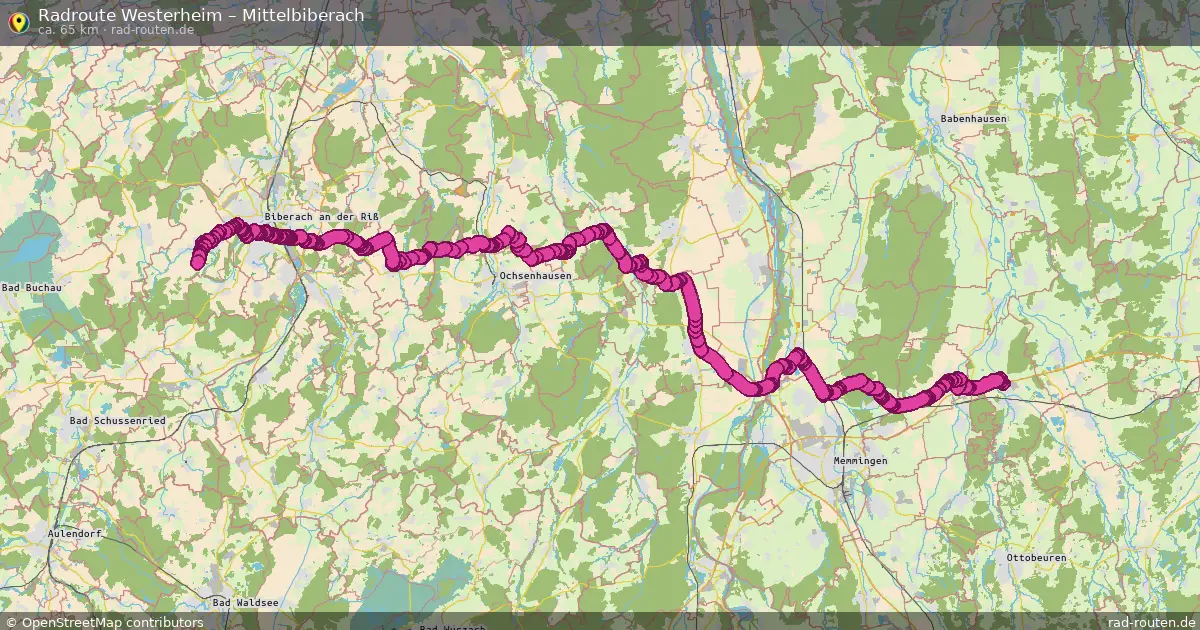 Radtour Westerheim – Mittelbiberach