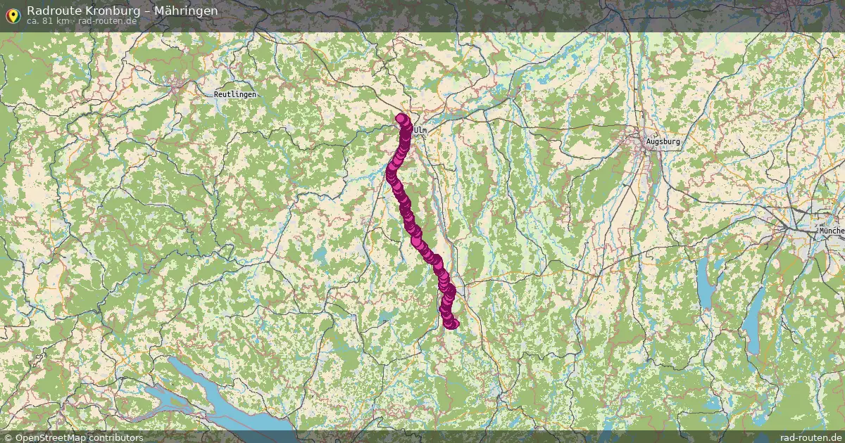 Radtour Kronburg – Mähringen