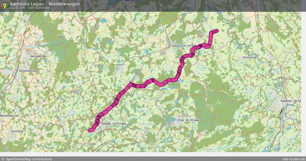 Radtour Legau – Niederwangen