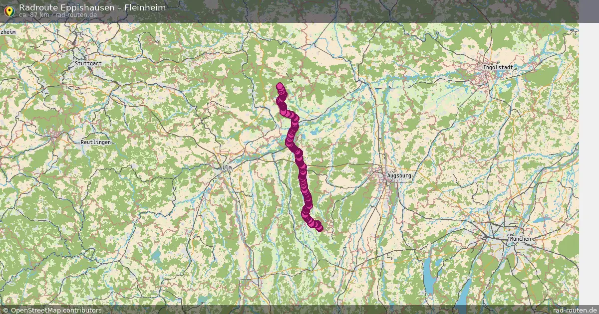 Radtour Eppishausen – Fleinheim