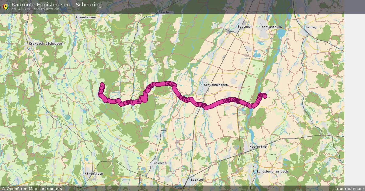 Radtour Eppishausen – Scheuring