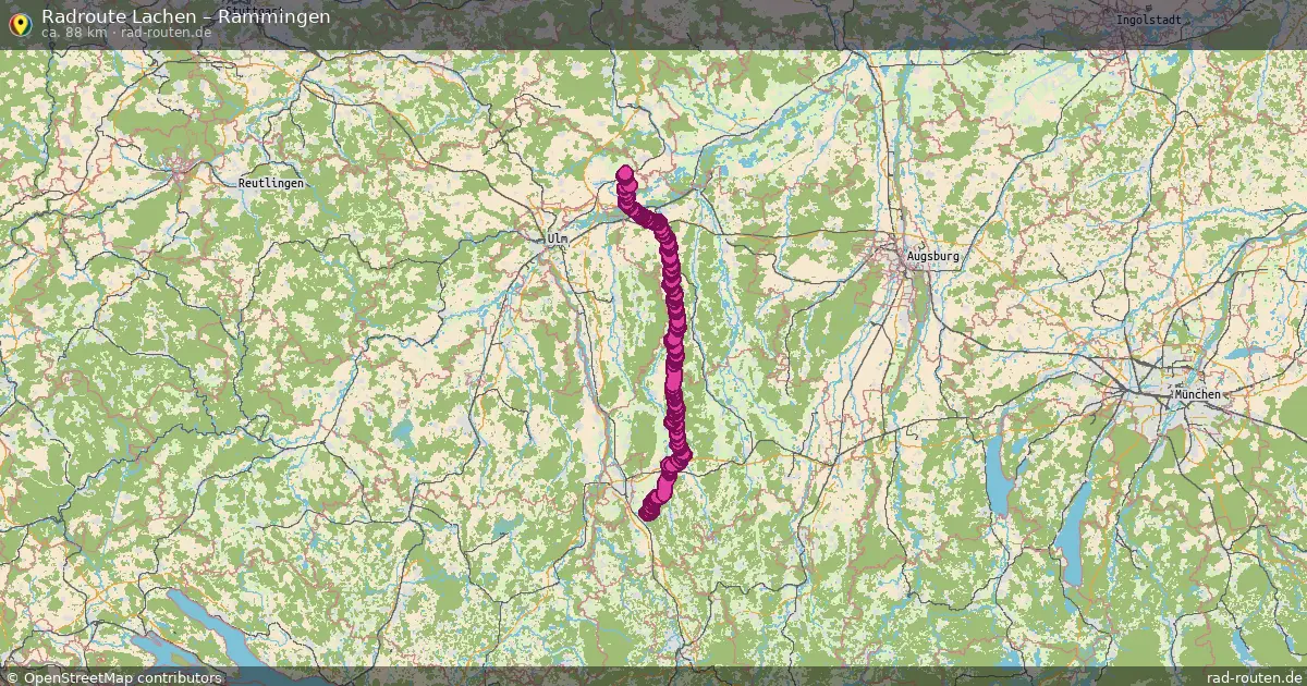 Radtour Lachen – Rammingen