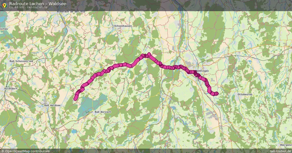 Radtour Lachen – Waldsee