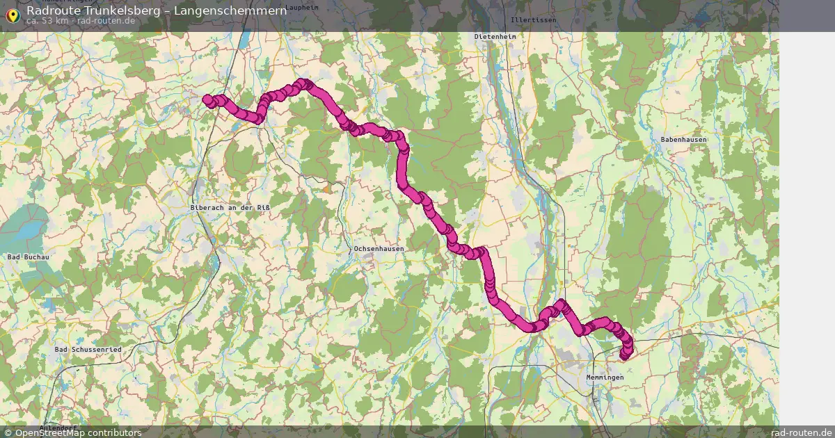 Radtour Trunkelsberg – Langenschemmern