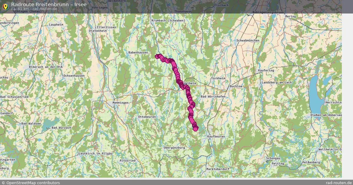 Radtour Breitenbrunn – Irsee