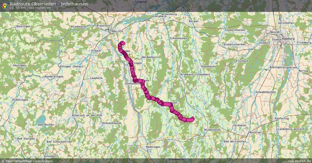 Radtour Oberrieden – Jedelhausen