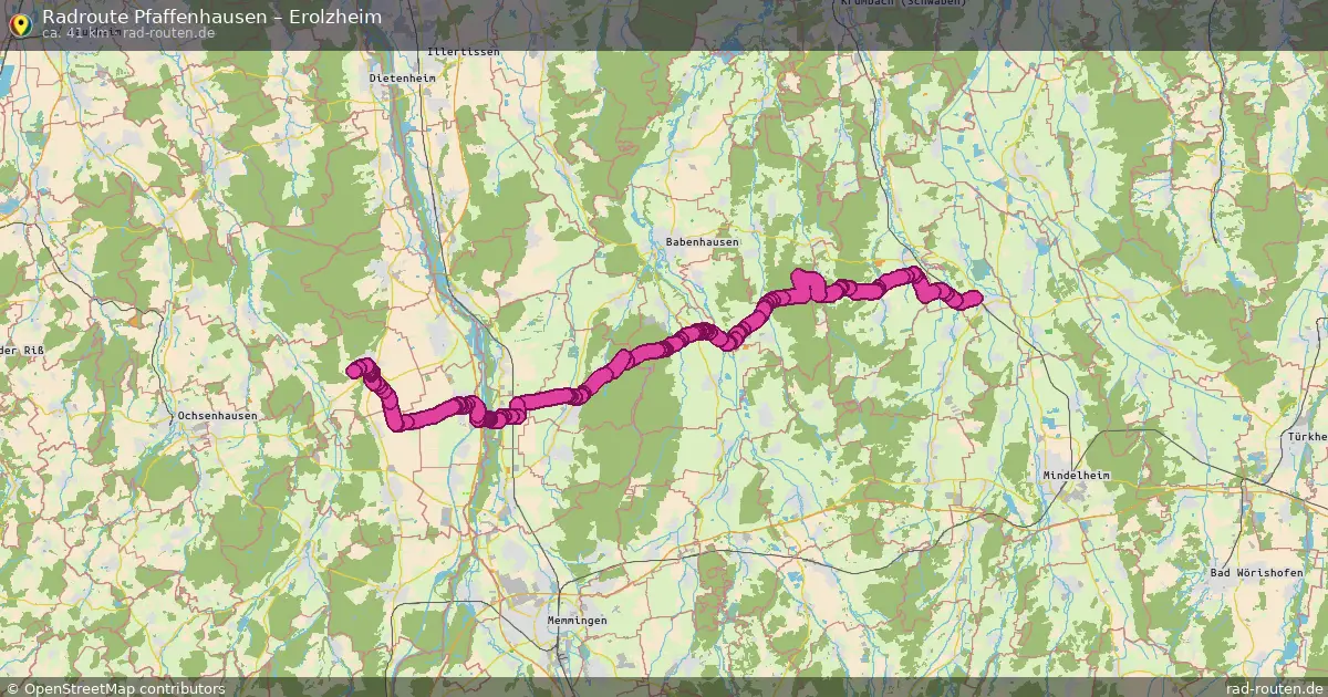 Radtour Pfaffenhausen – Erolzheim