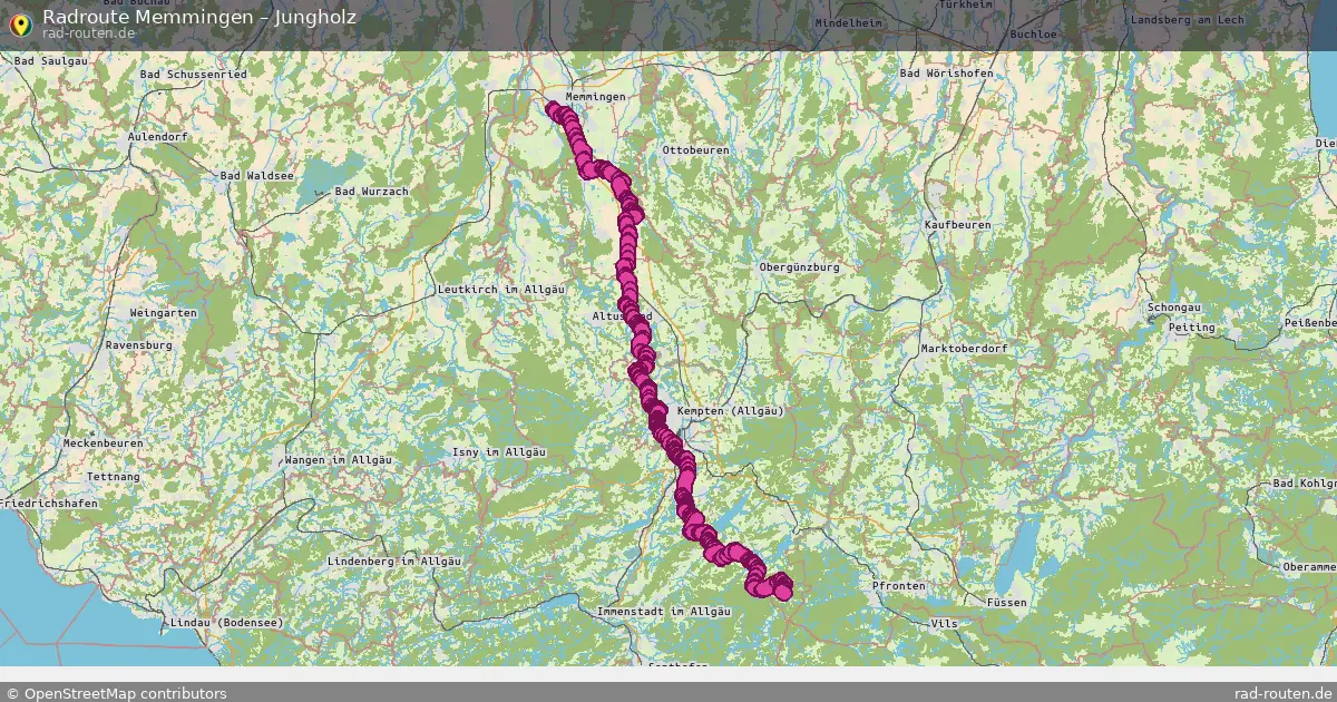 Radtour Memmingen – Jungholz