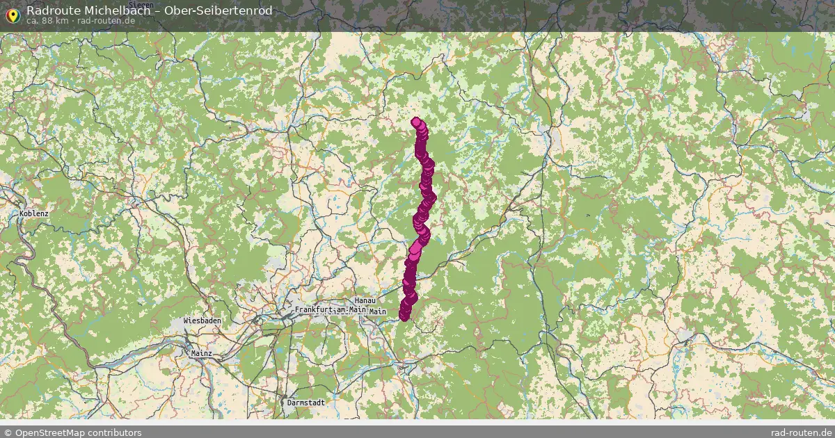 Radtour Michelbach – Ober-Seibertenrod