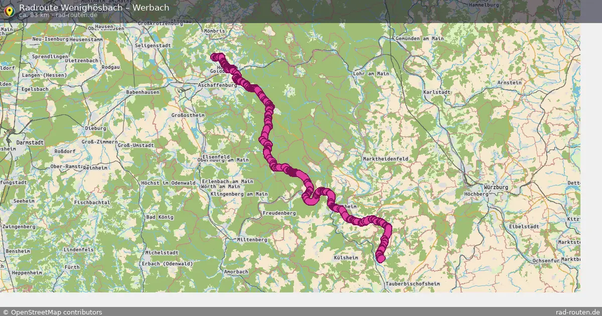 Radtour Wenighösbach – Werbach
