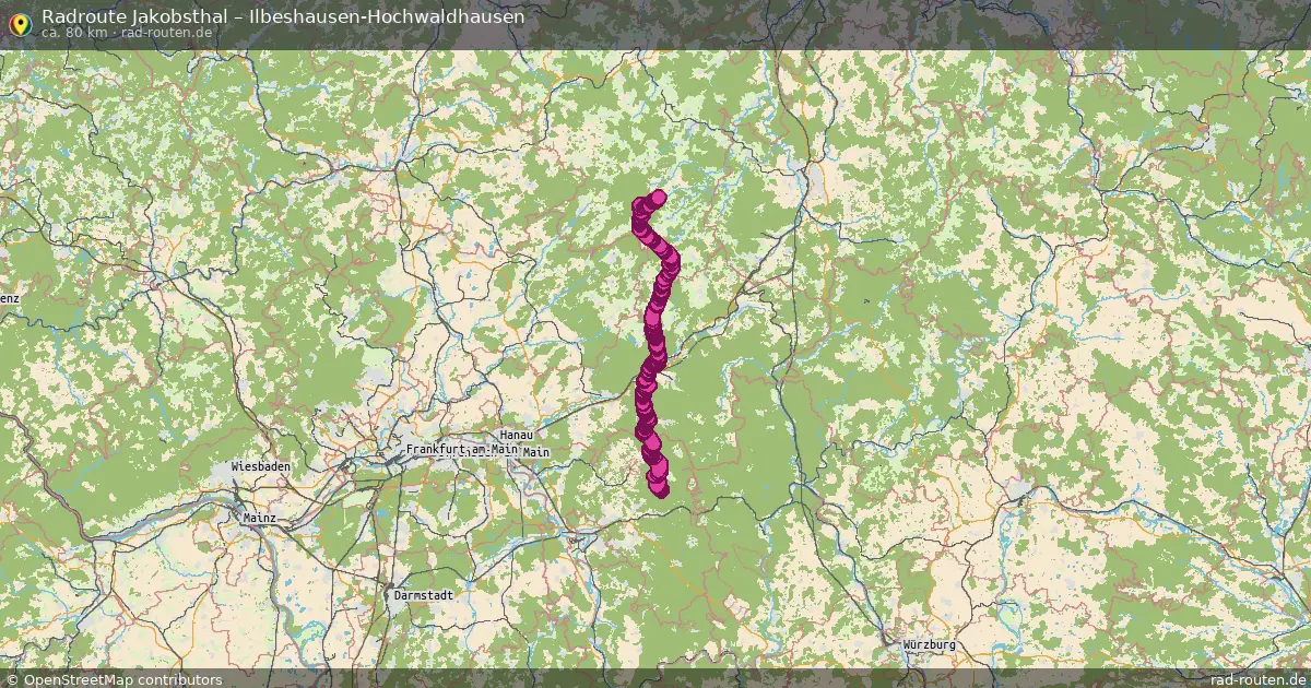 Radtour Jakobsthal – Ilbeshausen-Hochwaldhausen