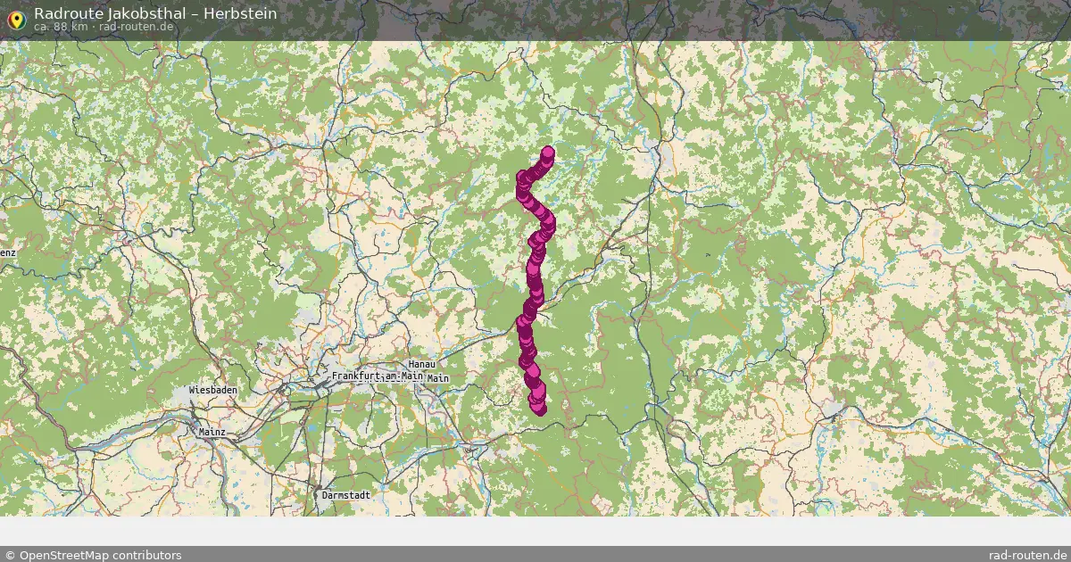 Radtour Jakobsthal – Herbstein
