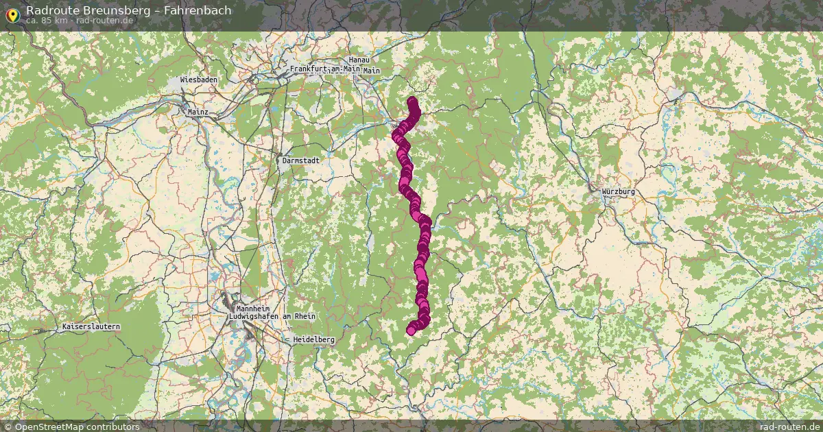 Radtour Breunsberg – Fahrenbach