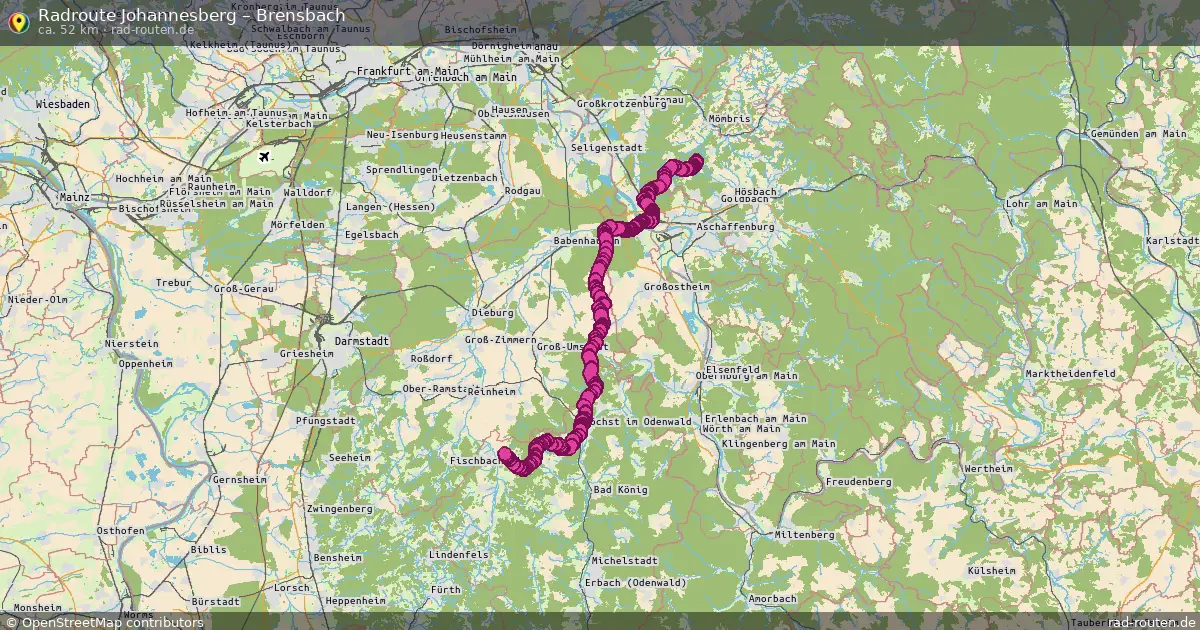 Radtour Johannesberg – Brensbach