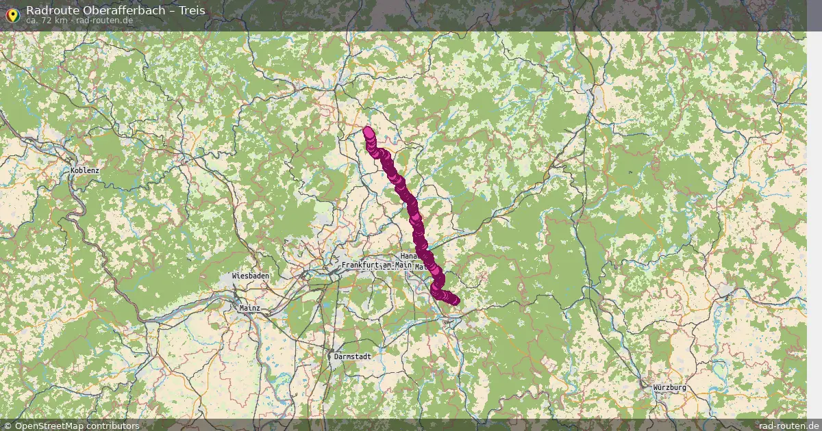 Radtour Oberafferbach – Treis