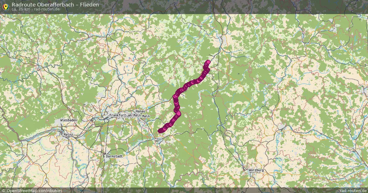 Radtour Oberafferbach – Flieden