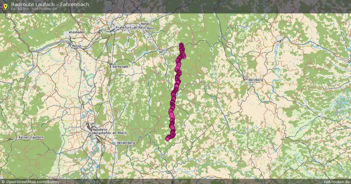 Radtour Laufach – Fahrenbach