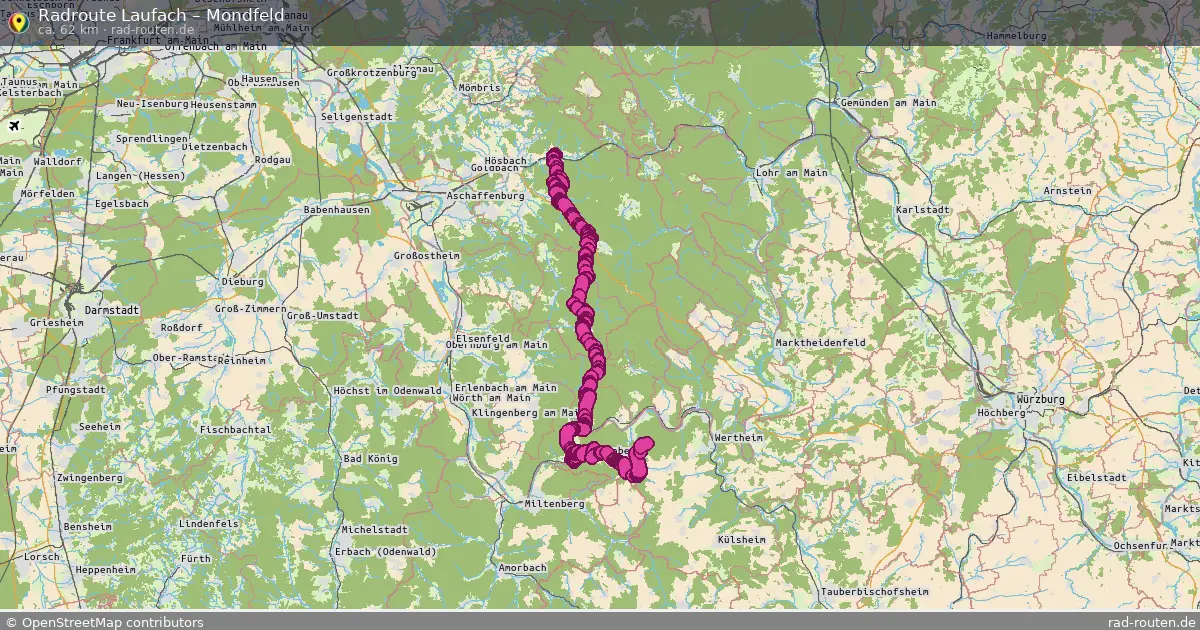 Radtour Laufach – Mondfeld