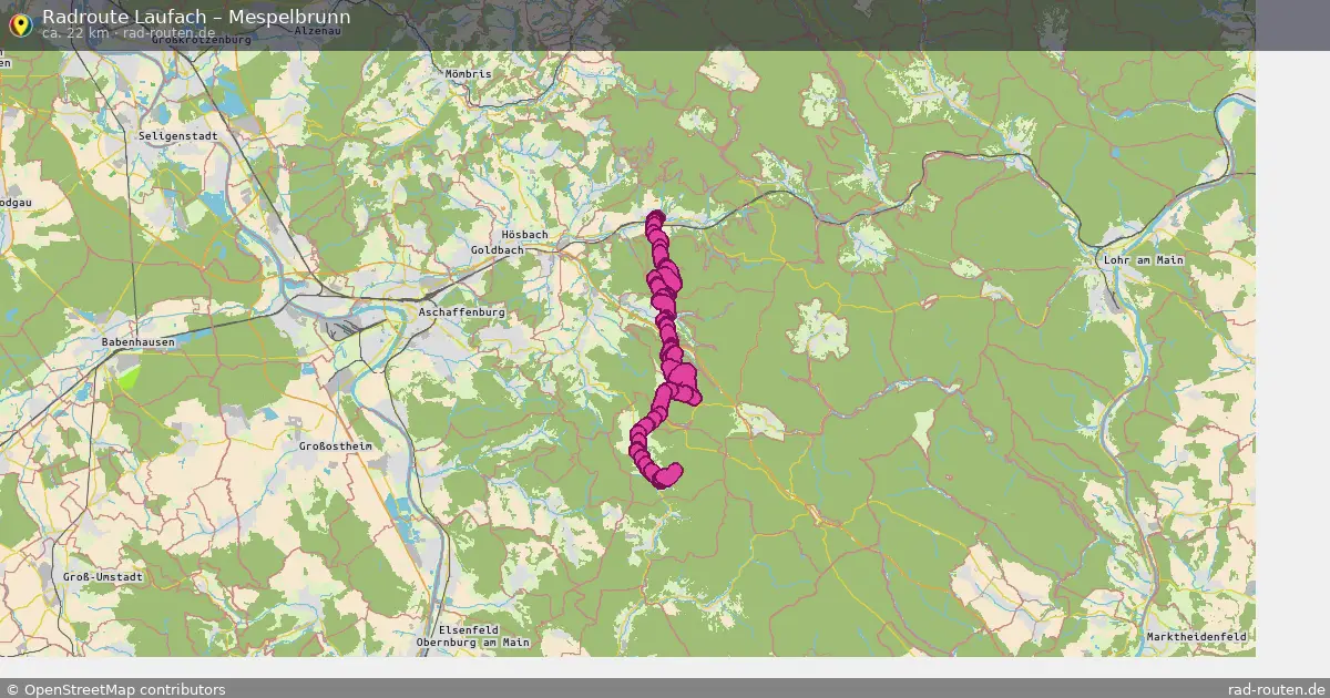 Radtour Laufach – Mespelbrunn