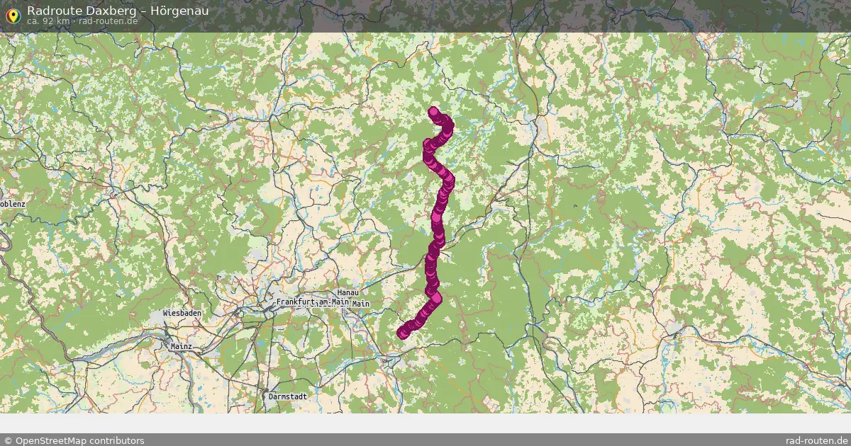 Radtour Daxberg – Hörgenau