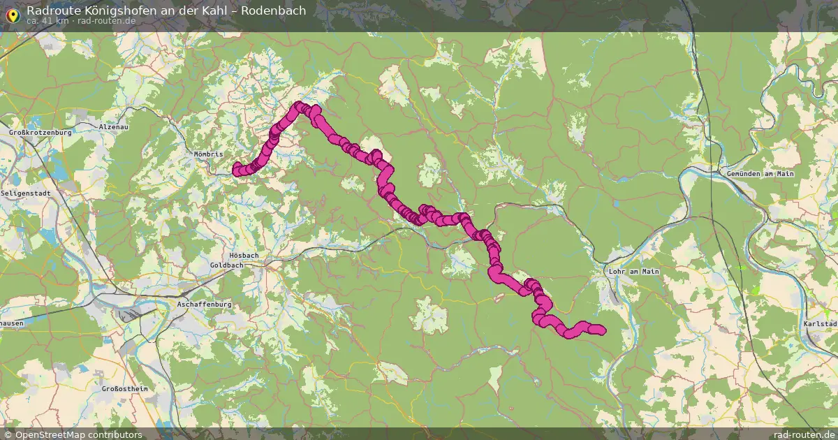 Radtour Königshofen An Der Kahl – Rodenbach