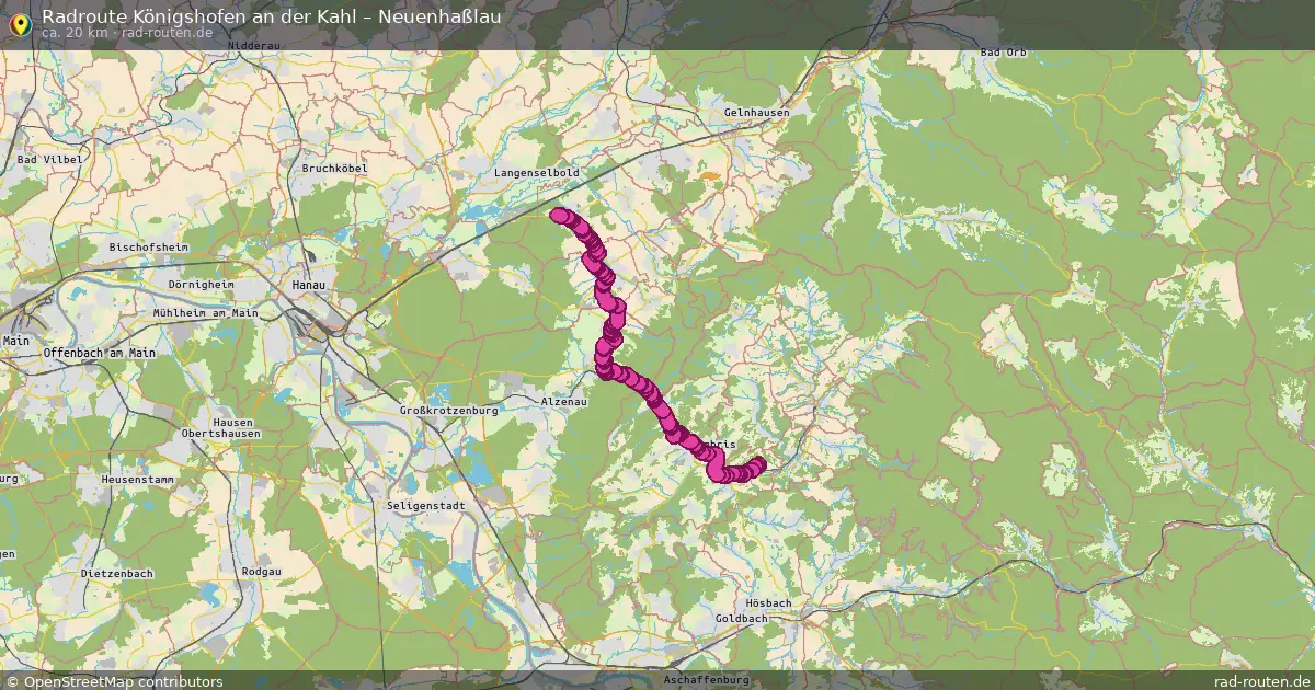 Radtour Königshofen An Der Kahl – Neuenhaßlau
