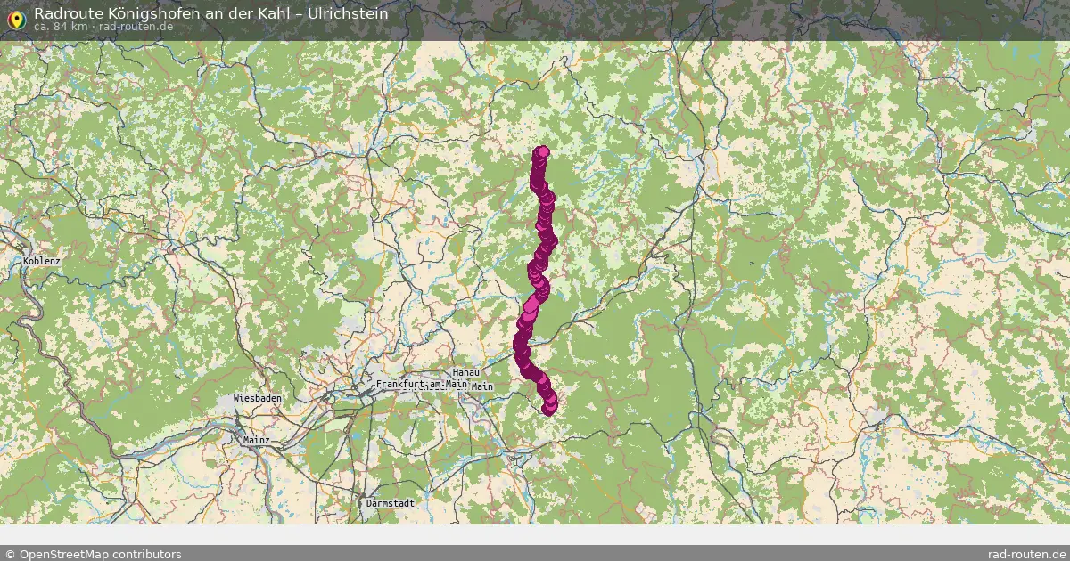 Radtour Königshofen An Der Kahl – Ulrichstein
