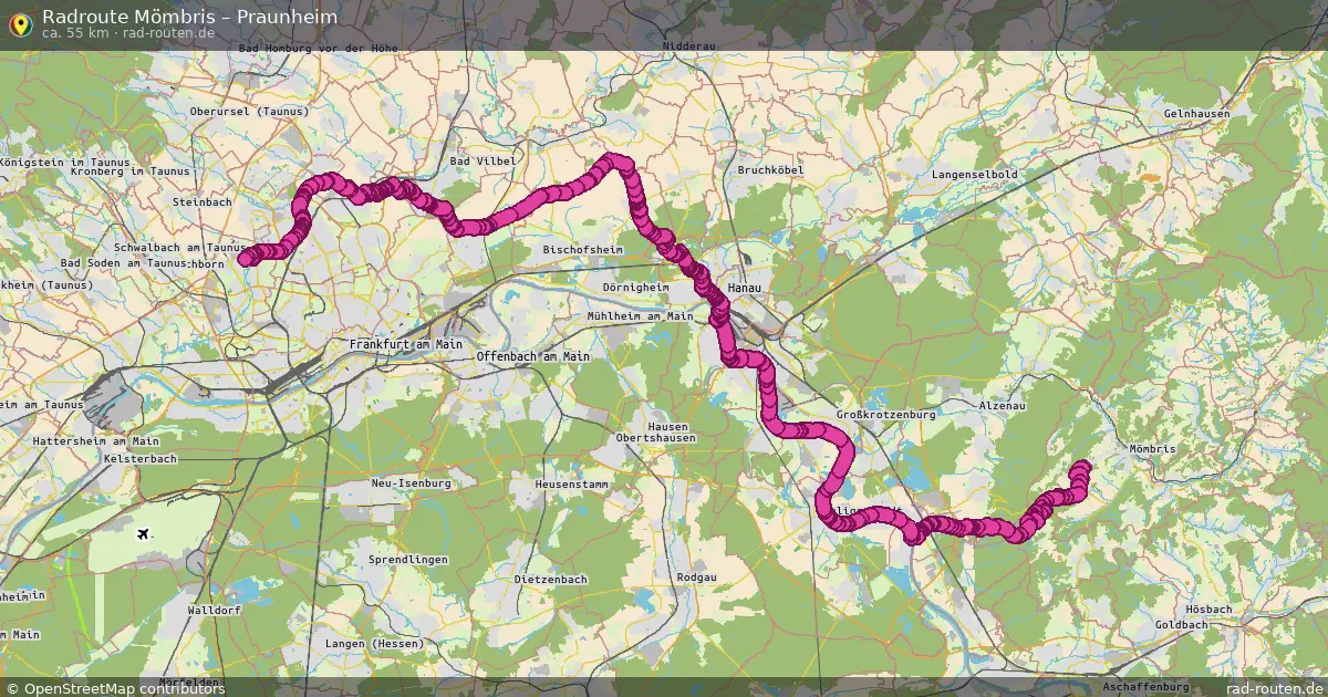Radtour Mömbris – Praunheim