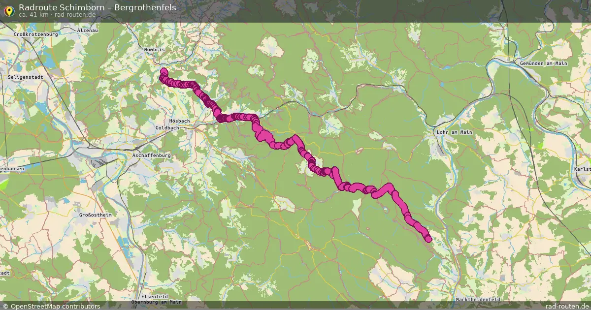 Radtour Schimborn – Bergrothenfels